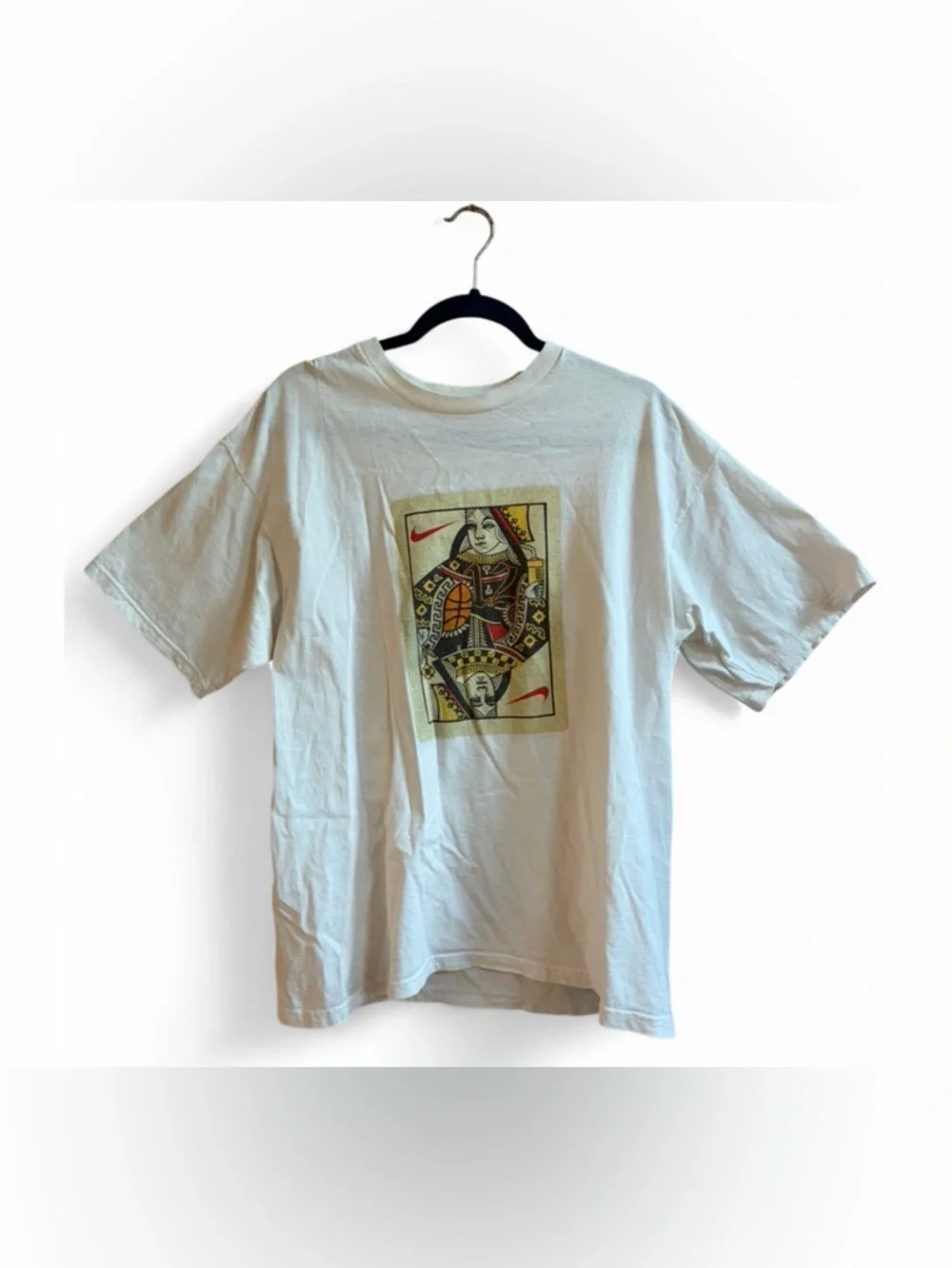 Vintage Nike I'm the Queen of this Court Jack Short Sleeve Graphic T-Shirt Top
